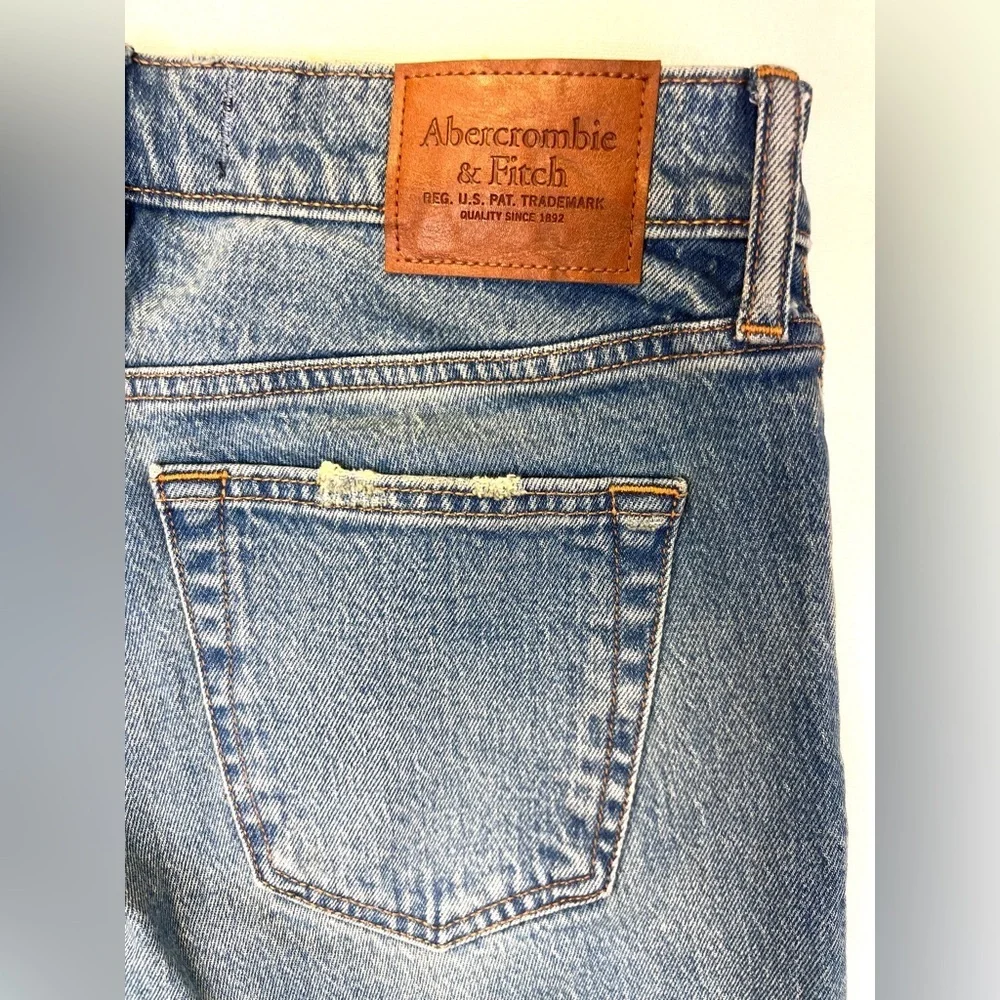 Abercrombie & Fitch mens sz‎ 28x30 Vintage 90s straight jeans denim distressed